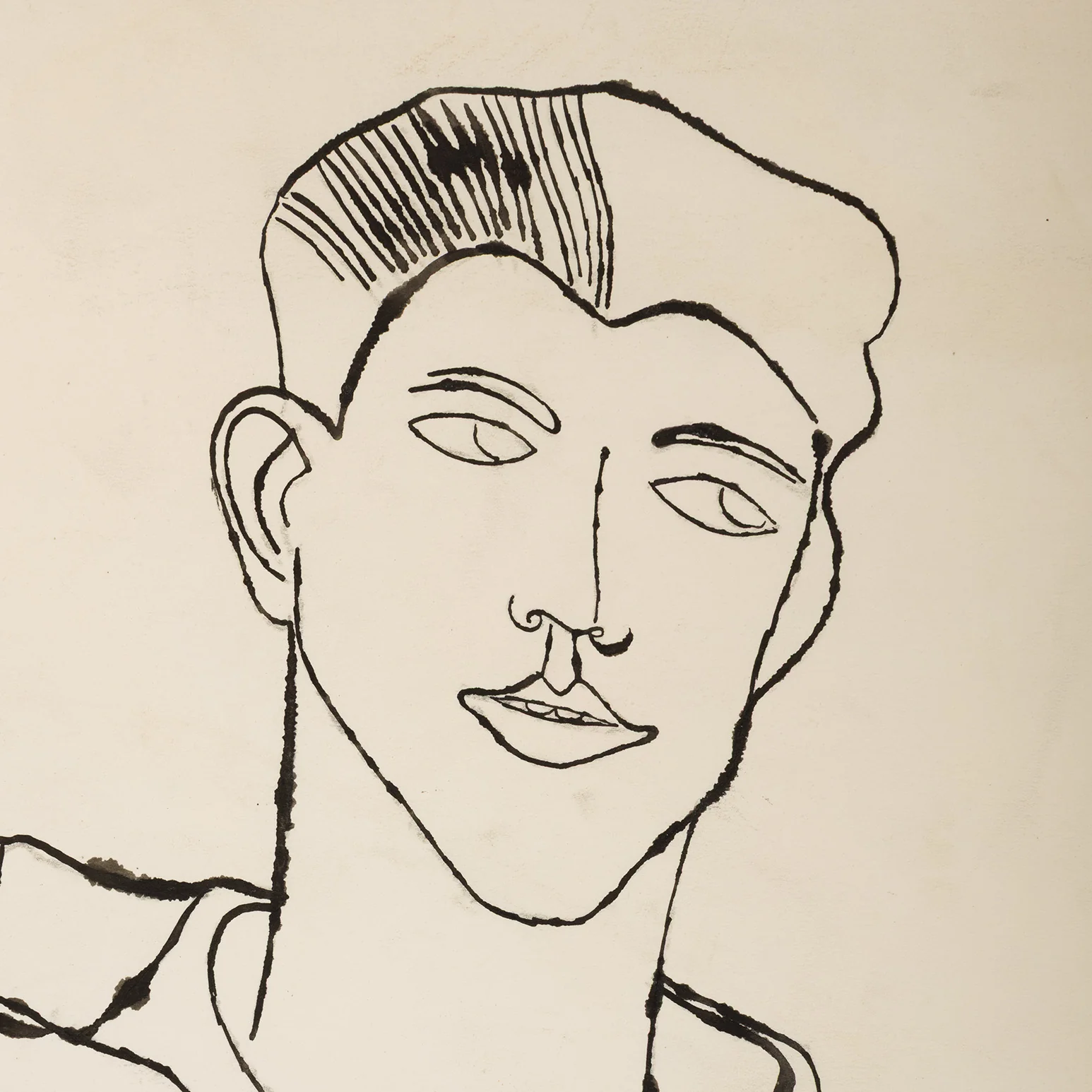 ANDY WARHOL "SAILOR" DRAWING, 1950 - Image 4