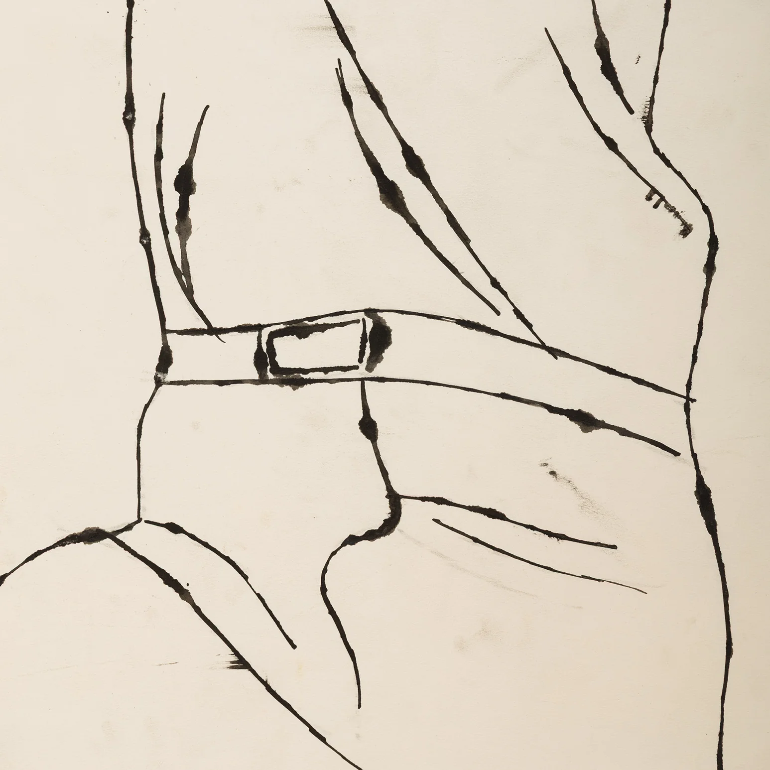 ANDY WARHOL "SAILOR" DRAWING, 1950 - Image 6