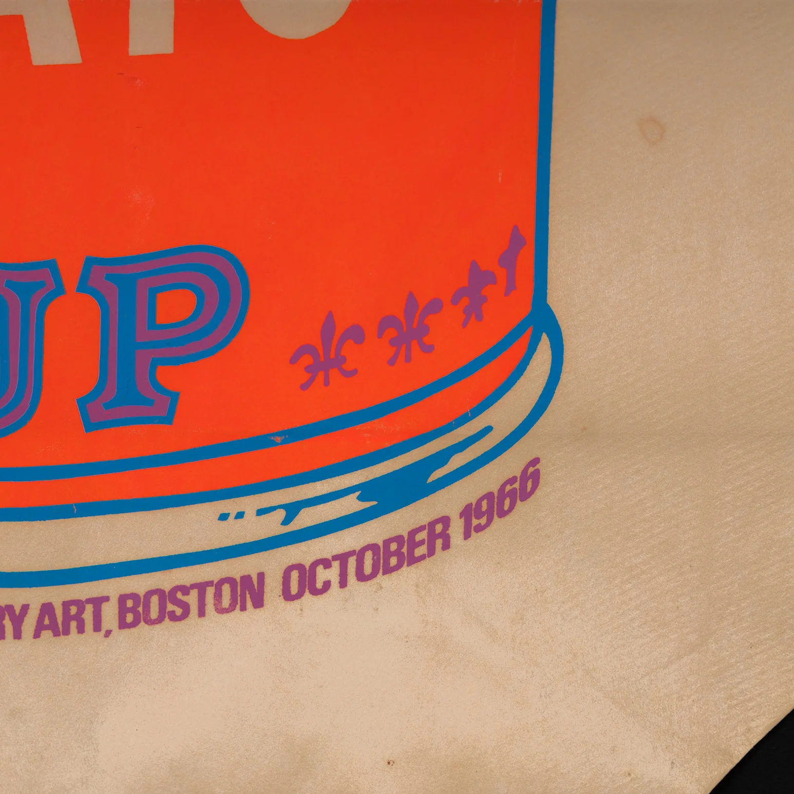 ANDY WARHOL "SOUP CAN BAG" SILKSCREEN, 1966 - Image 13
