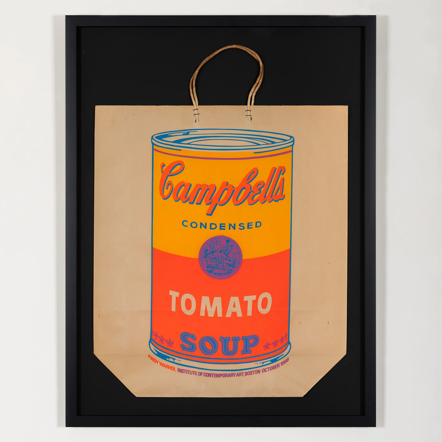 ANDY WARHOL "SOUP CAN BAG" SILKSCREEN, 1966 - Image 2