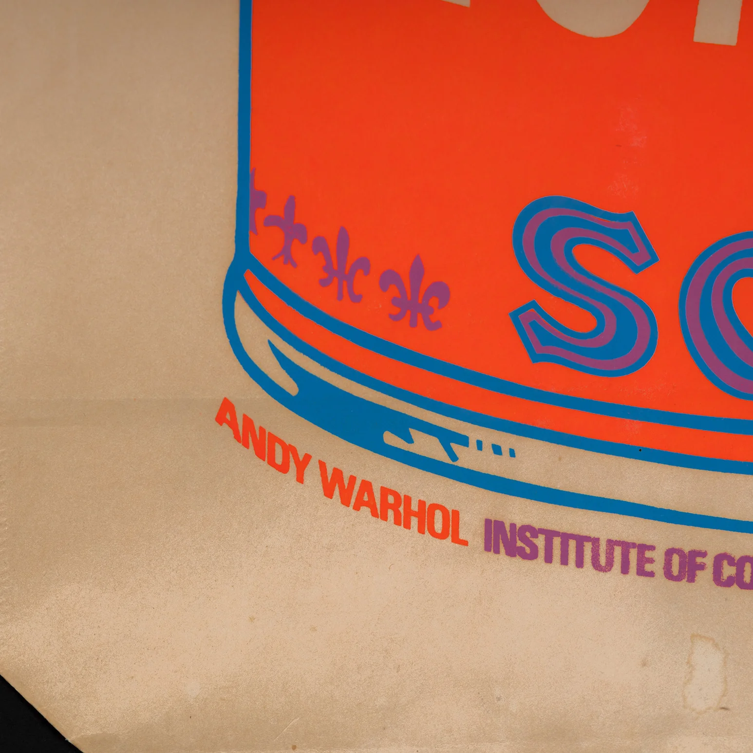 ANDY WARHOL "SOUP CAN BAG" SILKSCREEN, 1966 - Image 4