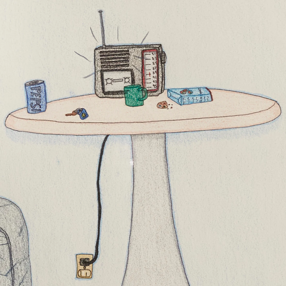 ANNIE POOTOOGOOK "BLUE ROOM" DRAWING, 2003 - Image 8