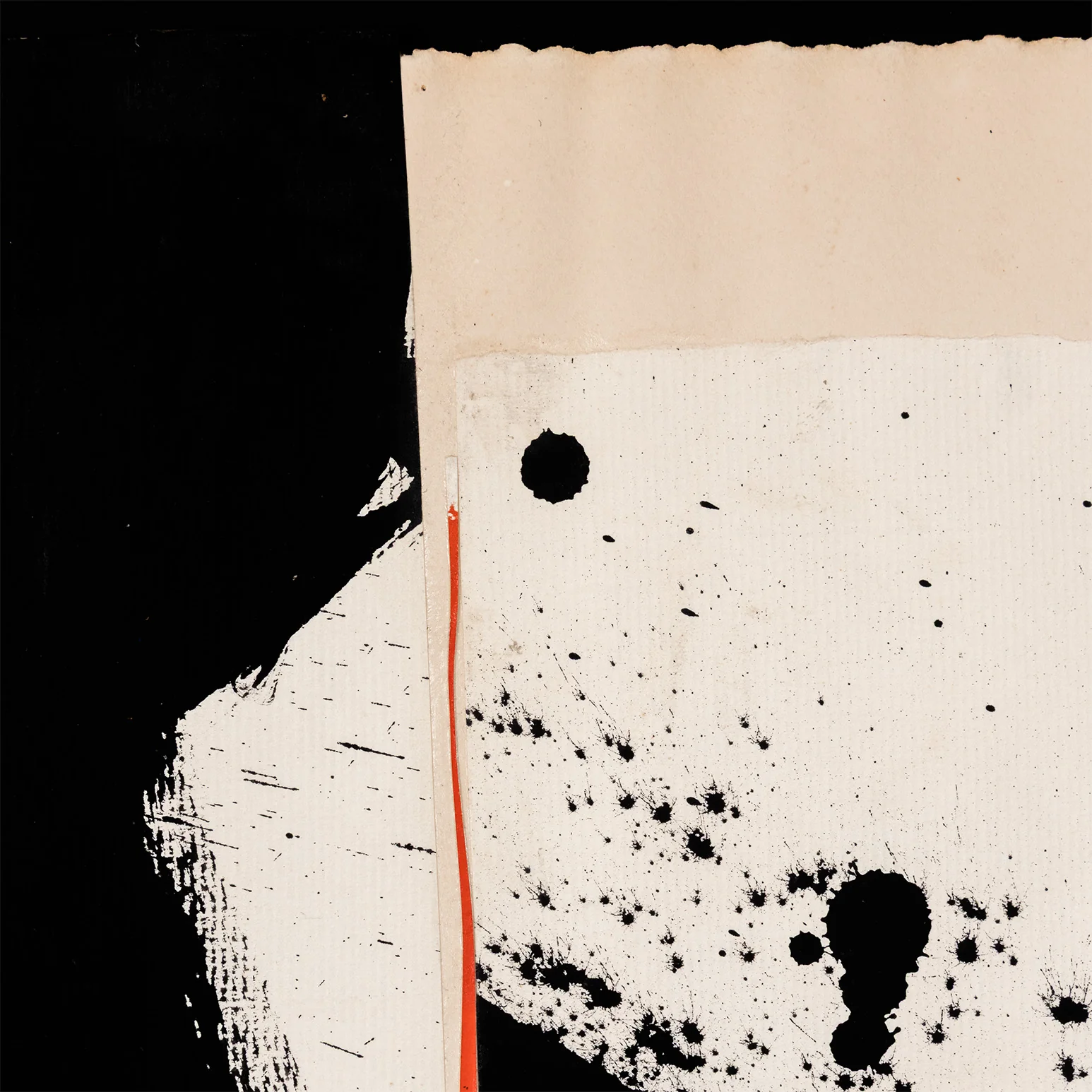 ANTHONY CARO "UNTITLED (ABSTRACT)" INK & COLLAGE, 1963 - Image 6