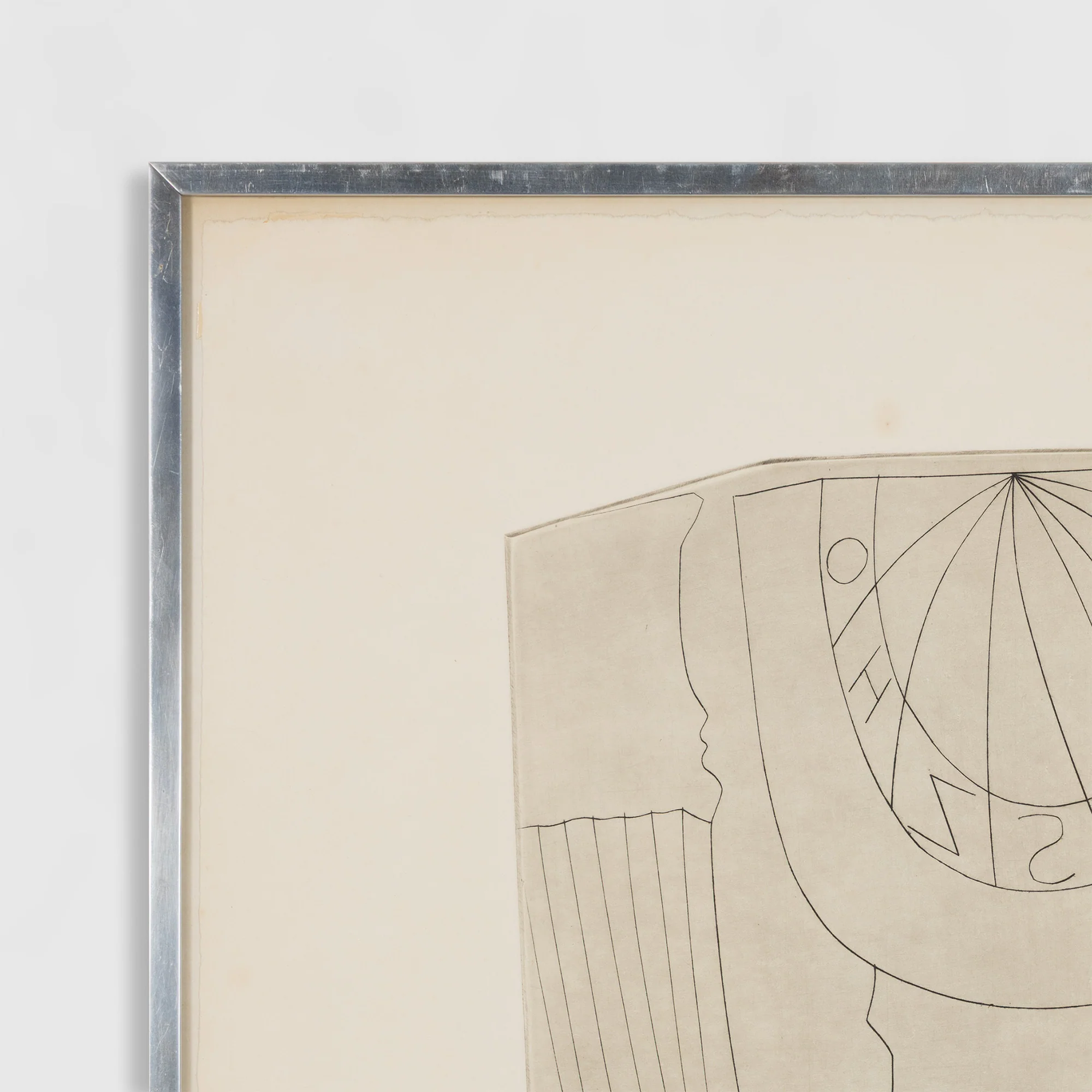 BEN NICHOLSON "TURKISH SUNDIAL AND COLUMN" ETCHING, 1967 - Image 13