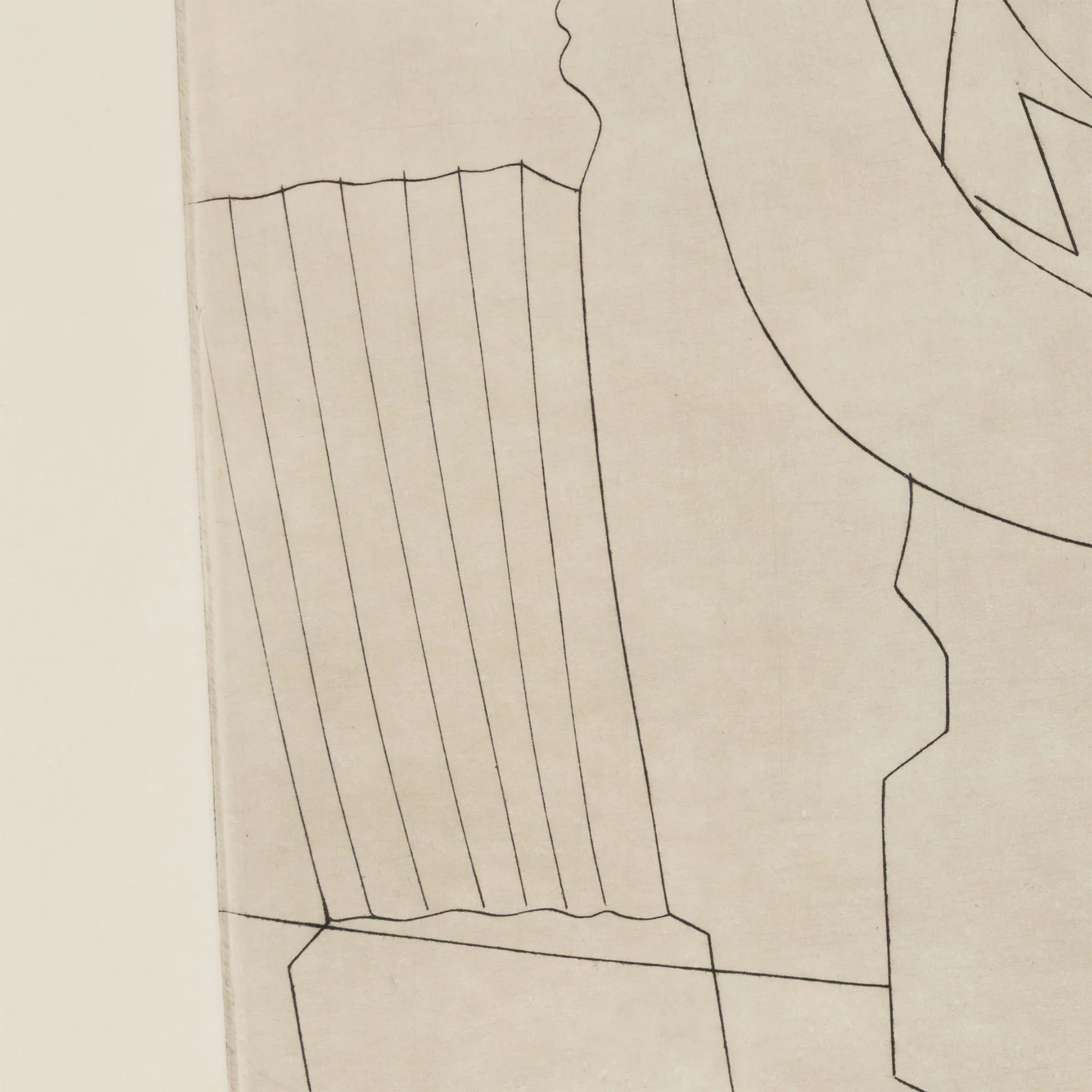 BEN NICHOLSON "TURKISH SUNDIAL AND COLUMN" ETCHING, 1967 - Image 7