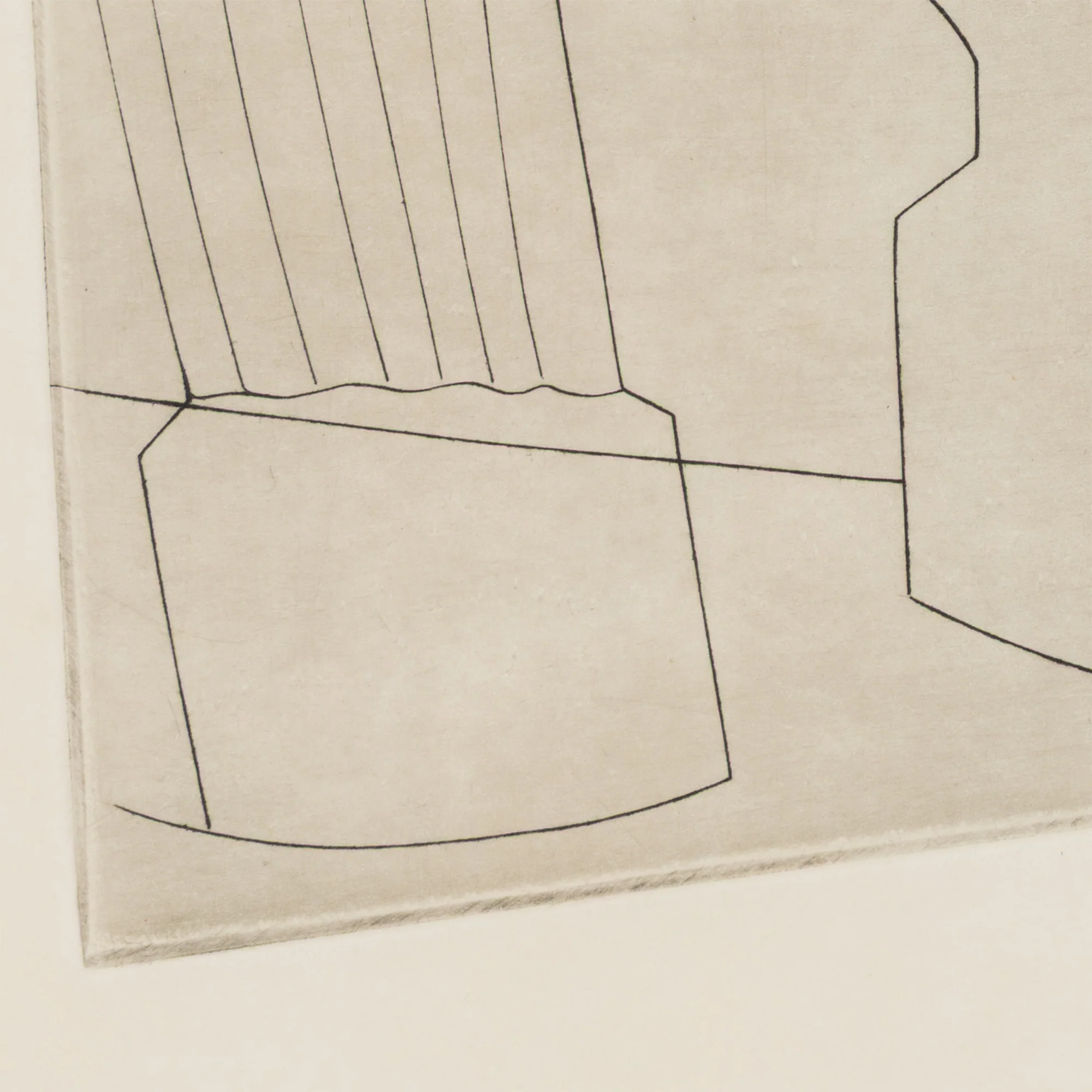 BEN NICHOLSON "TURKISH SUNDIAL AND COLUMN" ETCHING, 1967 - Image 8
