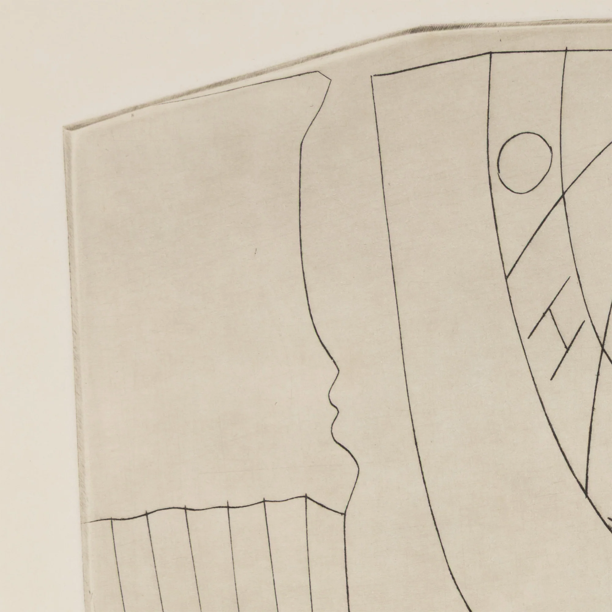 BEN NICHOLSON "TURKISH SUNDIAL AND COLUMN" ETCHING, 1967 - Image 9