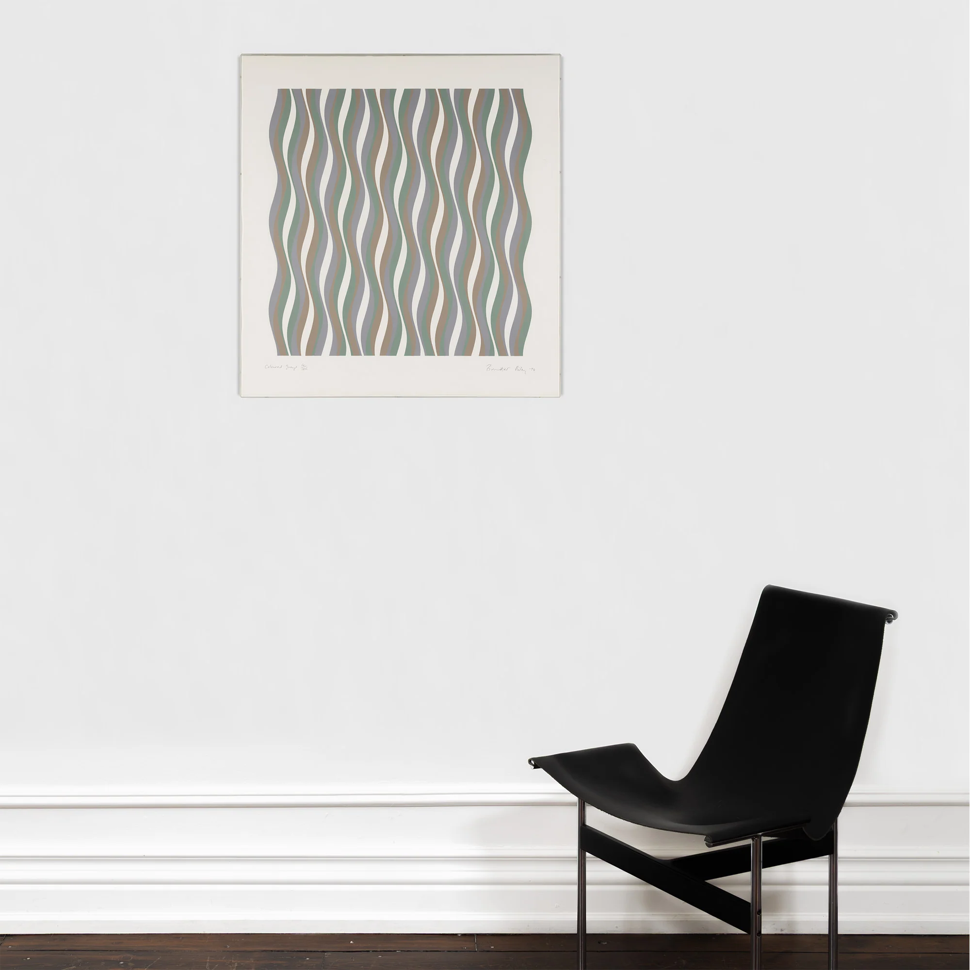 BRIDGET RILEY "COLOURED GREYS" SCREENPRINT, 1972 - Image 9