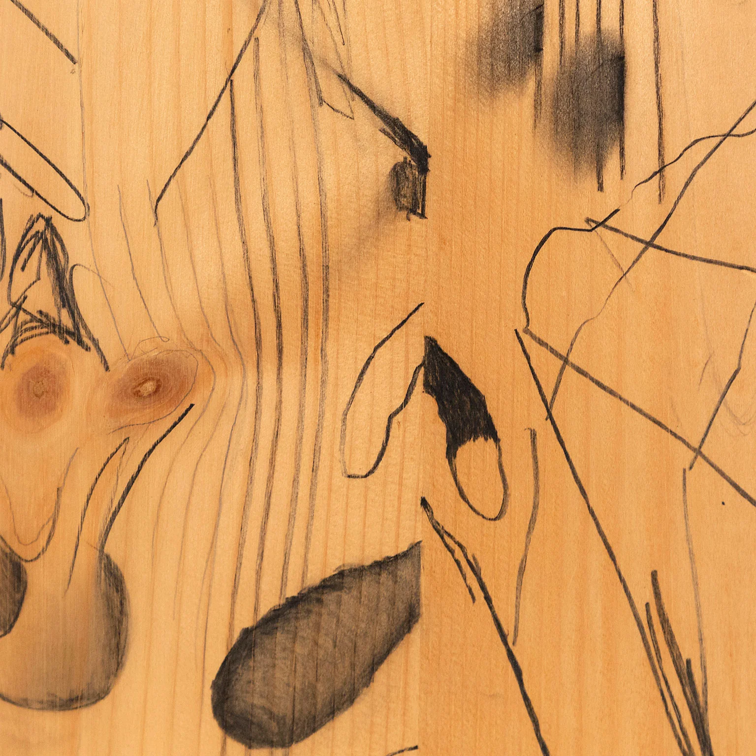 CARROLL DUNHAM "UNTITLED" MIXED MEDIA ON WOOD, 1983 - Image 5