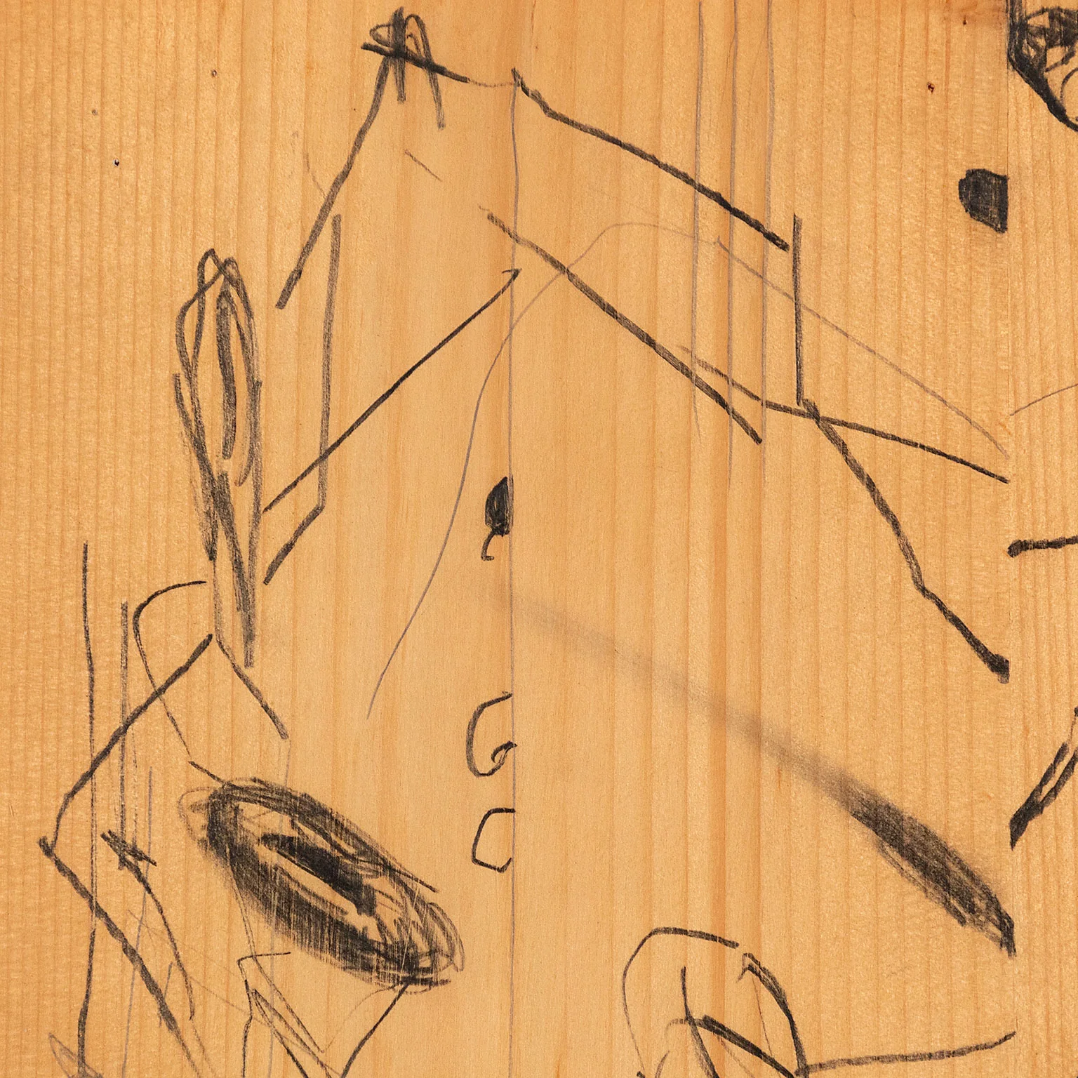 CARROLL DUNHAM "UNTITLED" MIXED MEDIA ON WOOD, 1983 - Image 7