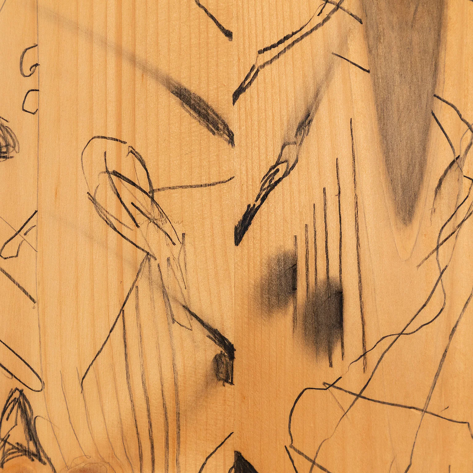 CARROLL DUNHAM "UNTITLED" MIXED MEDIA ON WOOD, 1983 - Image 8