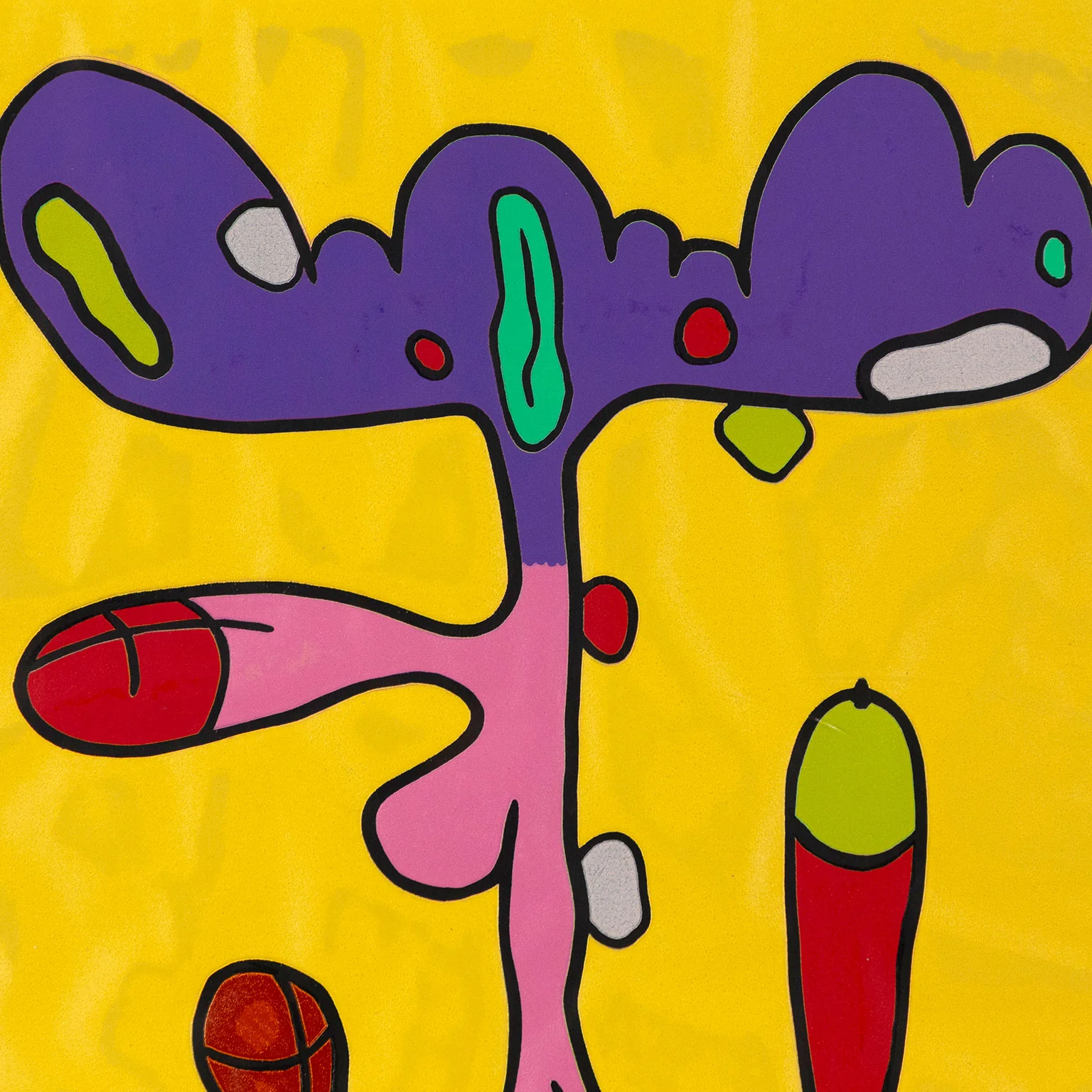 CARROLL DUNHAM "NINE COLOR REDUCTION" LINOLEUM CUT, 1993 - Image 6