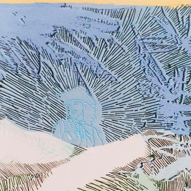 CHARLES PACHTER "AROUND THE MOUNTAIN" 1969 - Image 3