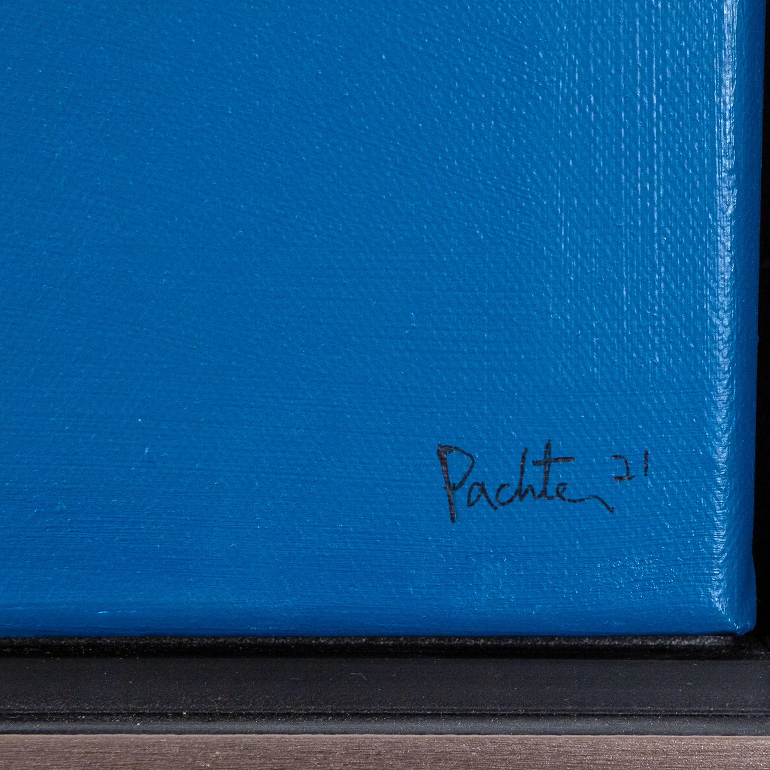 CHARLES PACHTER "AUGUST ROSE" ACRYLIC ON CANVAS, 2021 - Image 3