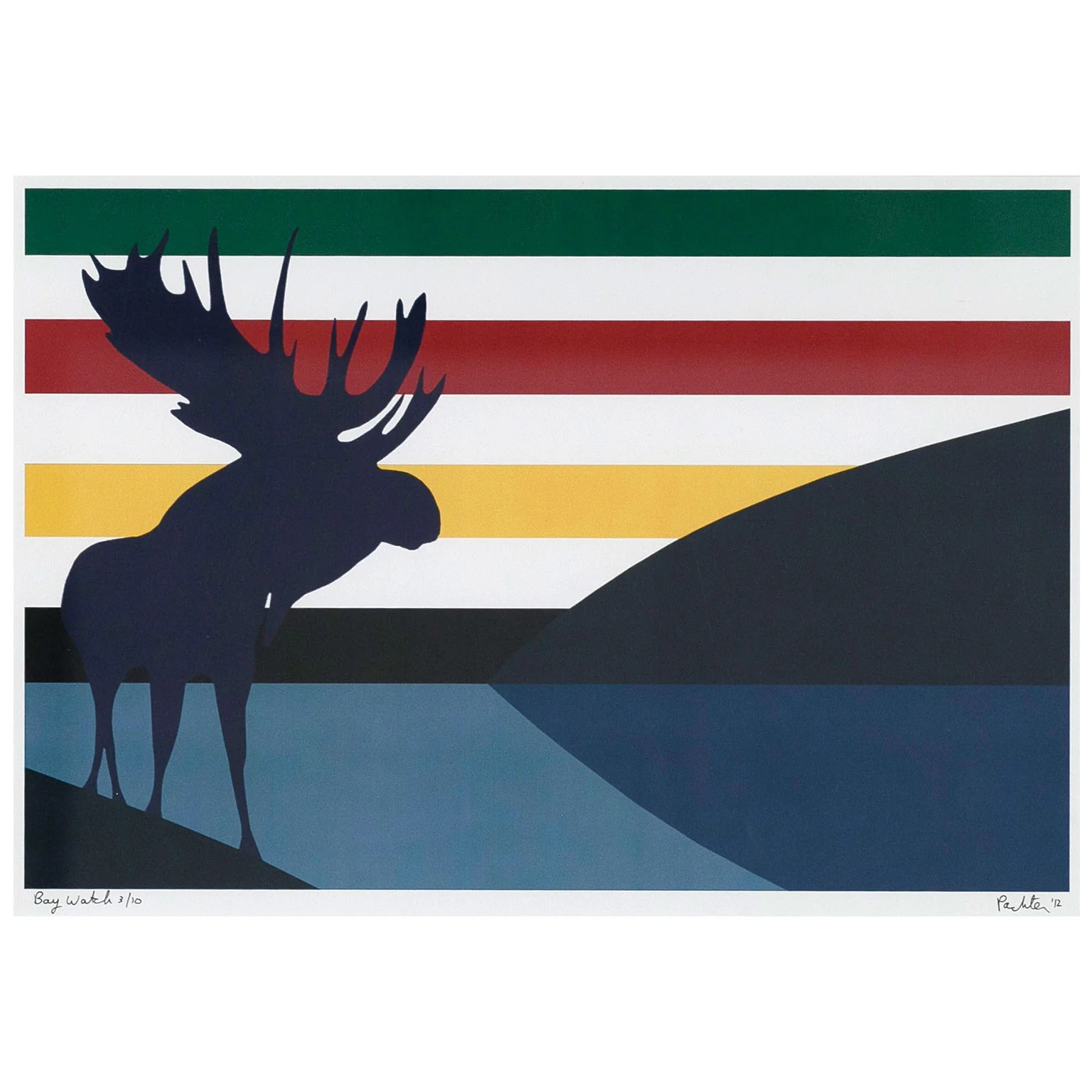 CHARLES PACHTER "BAY WATCH" GICLEE, 2012 - Image 3