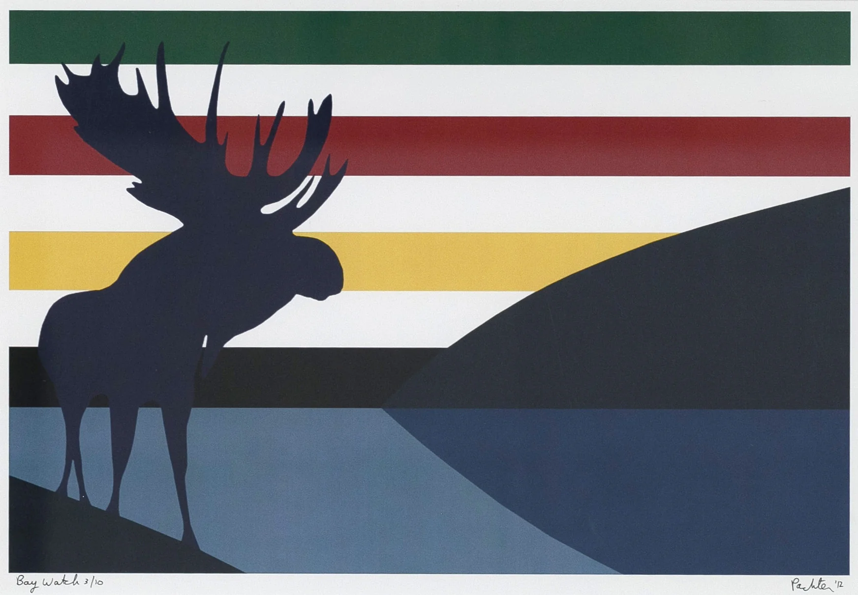 CHARLES PACHTER "BAY WATCH" GICLEE, 2012 - Image 9