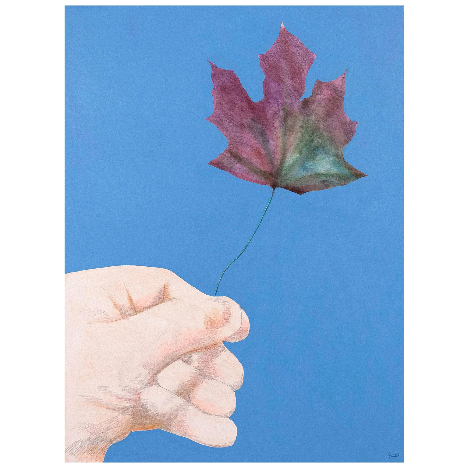 CHARLES PACHTER "BE LEAF ME" PAINTING, 2016 - Image 11