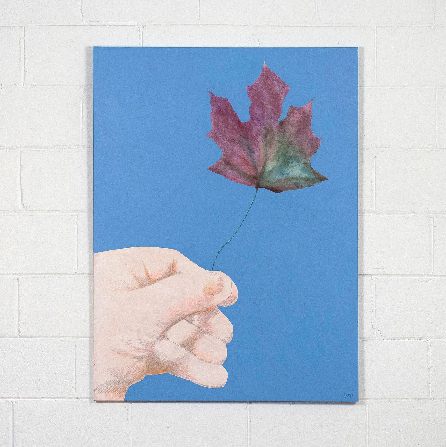 CHARLES PACHTER "BE LEAF ME" PAINTING, 2016 - Image 2