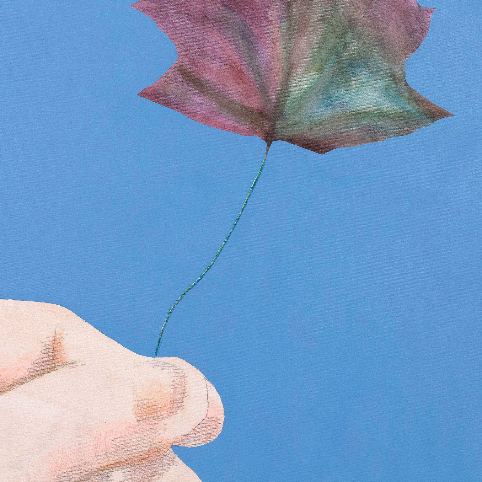 CHARLES PACHTER "BE LEAF ME" PAINTING, 2016 - Image 6