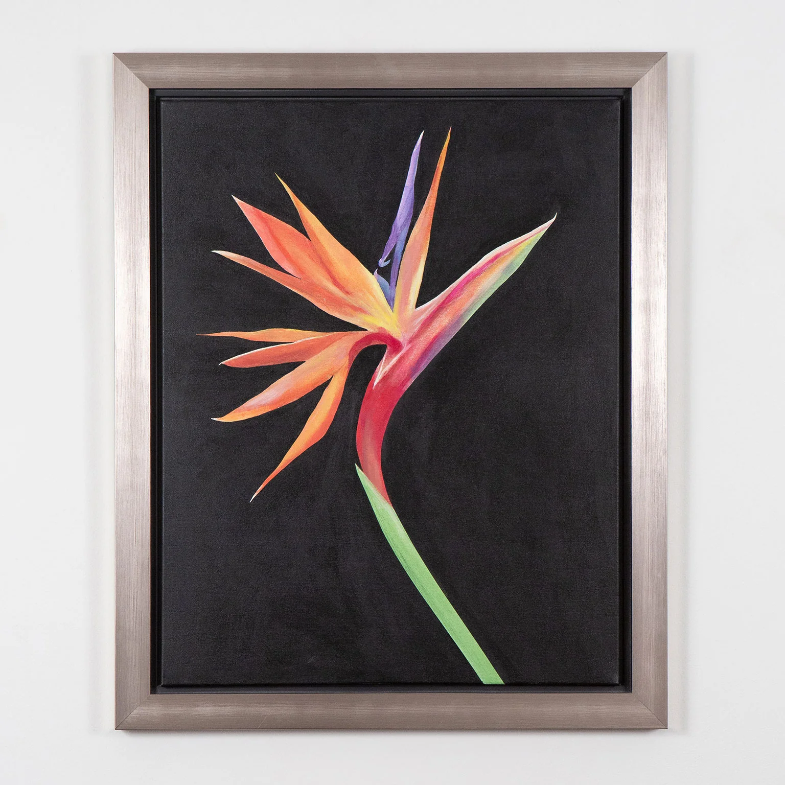 CHARLES PACHTER "BIRD OF PARADISE" ACRYLIC ON CANVAS, 2021 - Image 2
