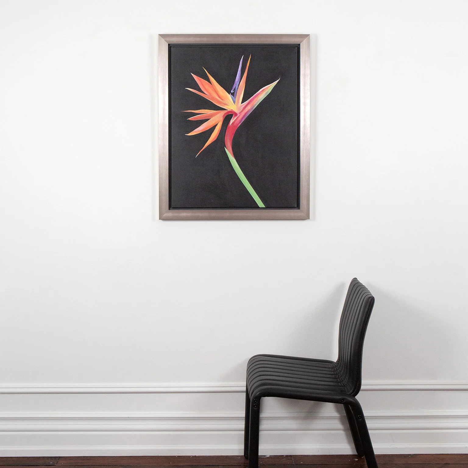 CHARLES PACHTER "BIRD OF PARADISE" ACRYLIC ON CANVAS, 2021 - Image 8
