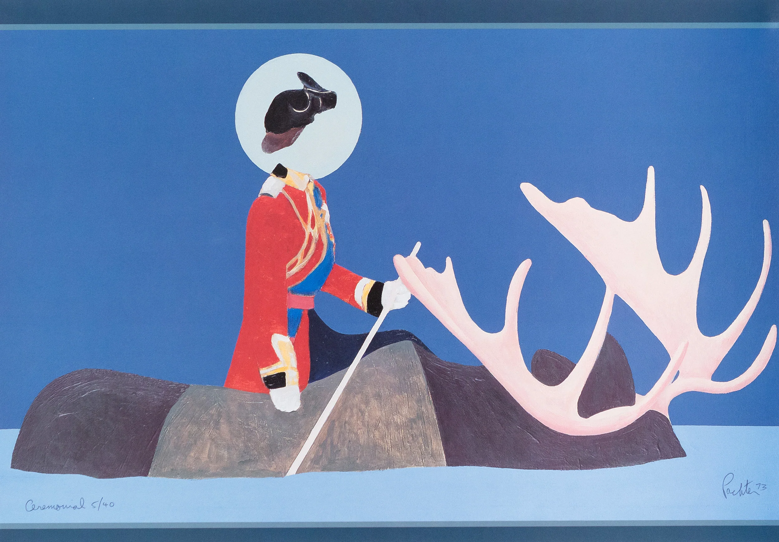 CHARLES PACHTER "CEREMONIAL" LITHOGRAPH, 1973 - Image 9