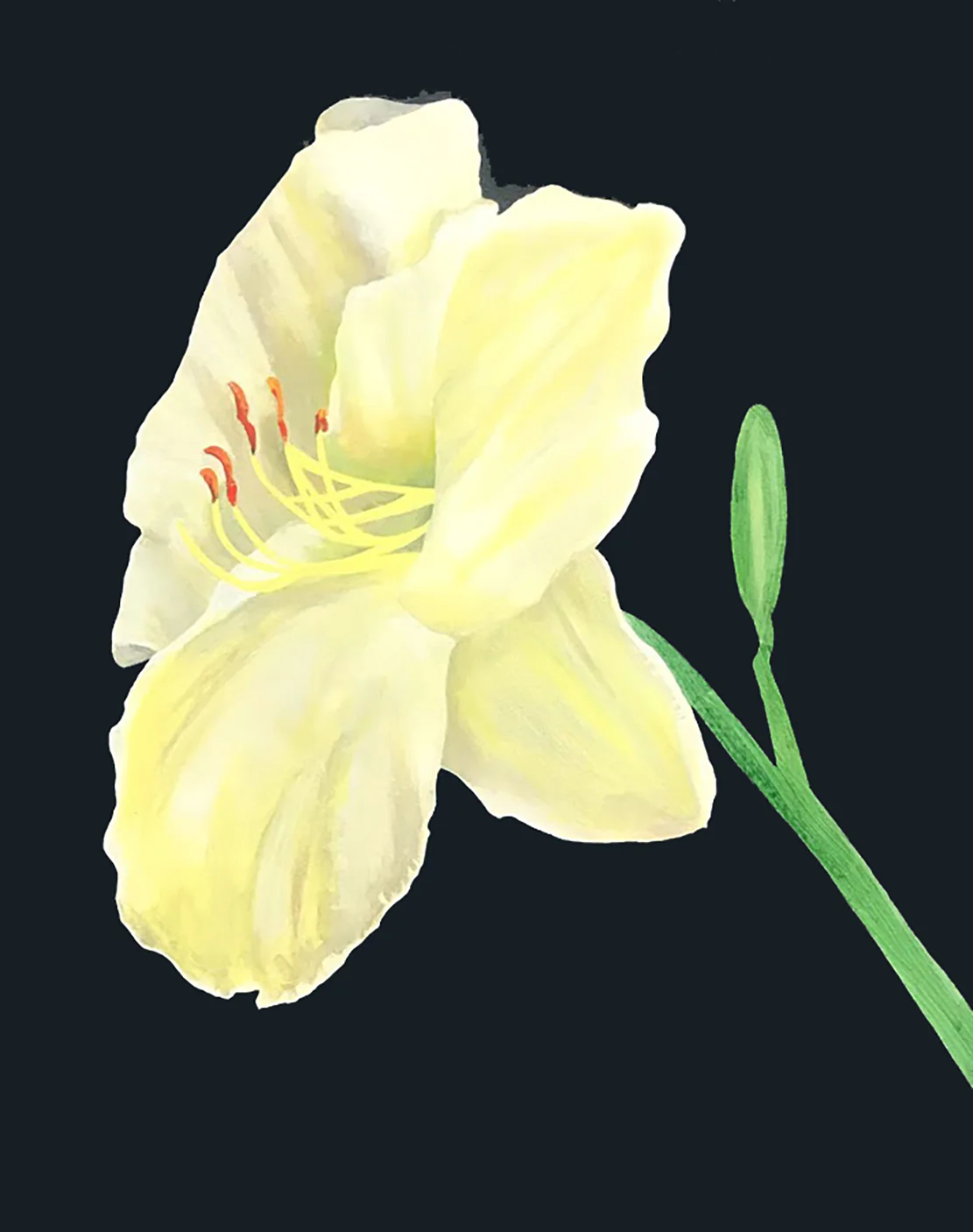 CHARLES PACHTER "DAY LILY, GRANGE PARK" ACRYLIC ON CANVAS, 2021 - Image 7