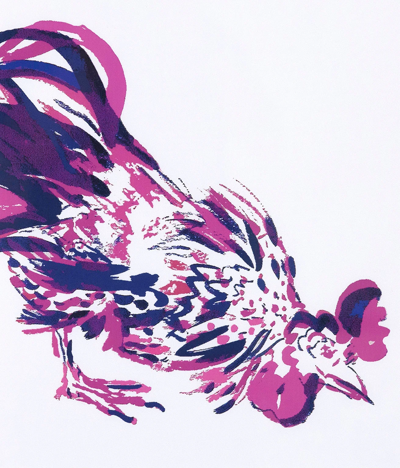 CHARLES PACHTER "GOOD NIGHT TO THE ROOSTER", 1965