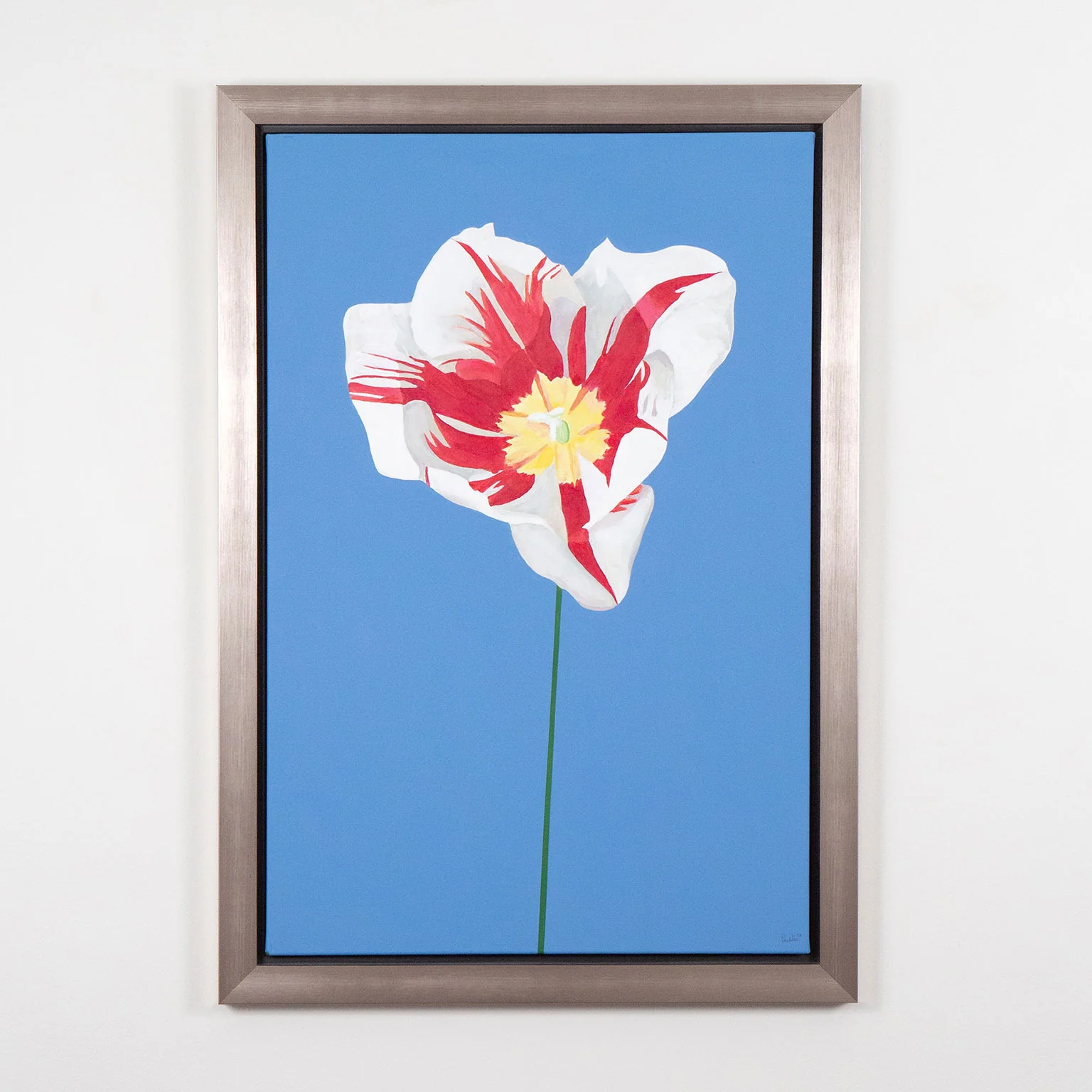 CHARLES PACHTER "GRAND TULIP" ACRYLIC ON CANVAS, 2020 - Image 2
