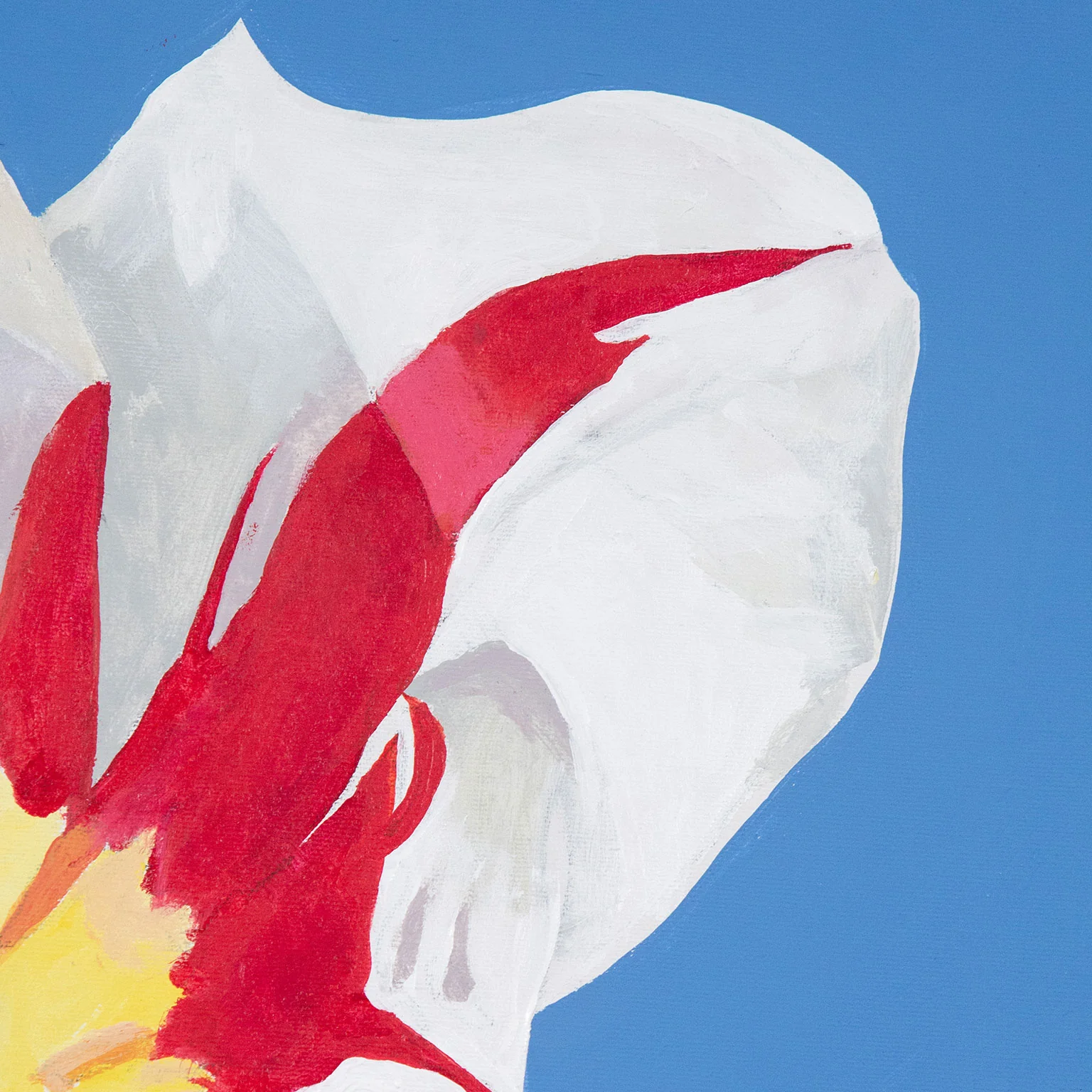 CHARLES PACHTER "GRAND TULIP" ACRYLIC ON CANVAS, 2020 - Image 9