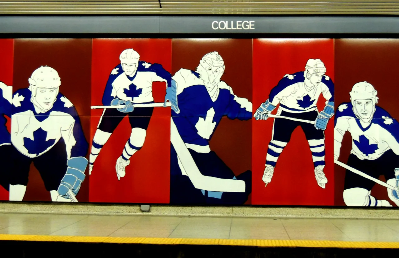 CHARLES PACHTER "HOCKEY KNIGHTS IN CANADA, GOALIE", 1984 - Image 4