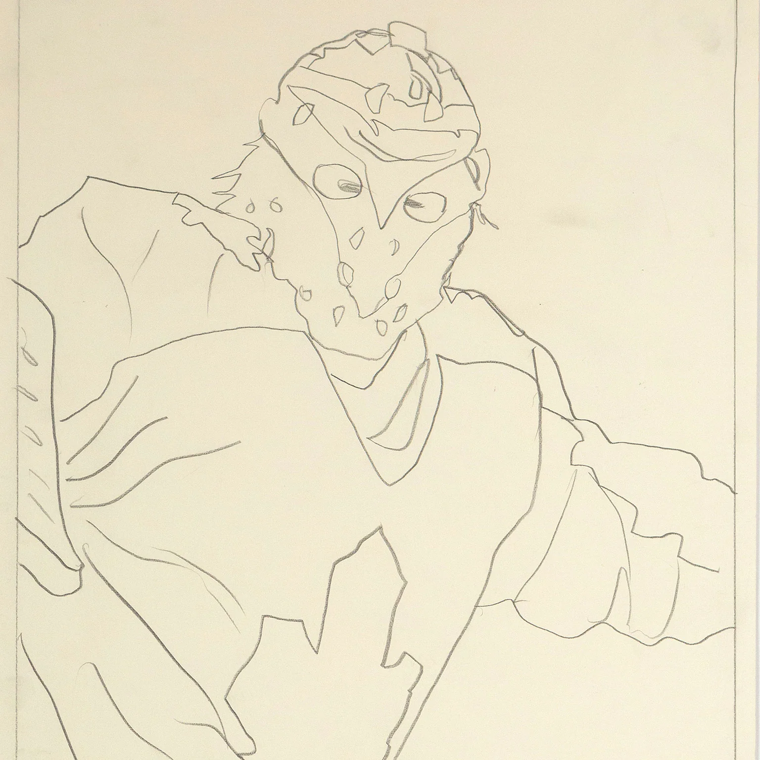 CHARLES PACHTER "HOCKEY KNIGHTS IN CANADA, GOALIE", 1984 - Image 5