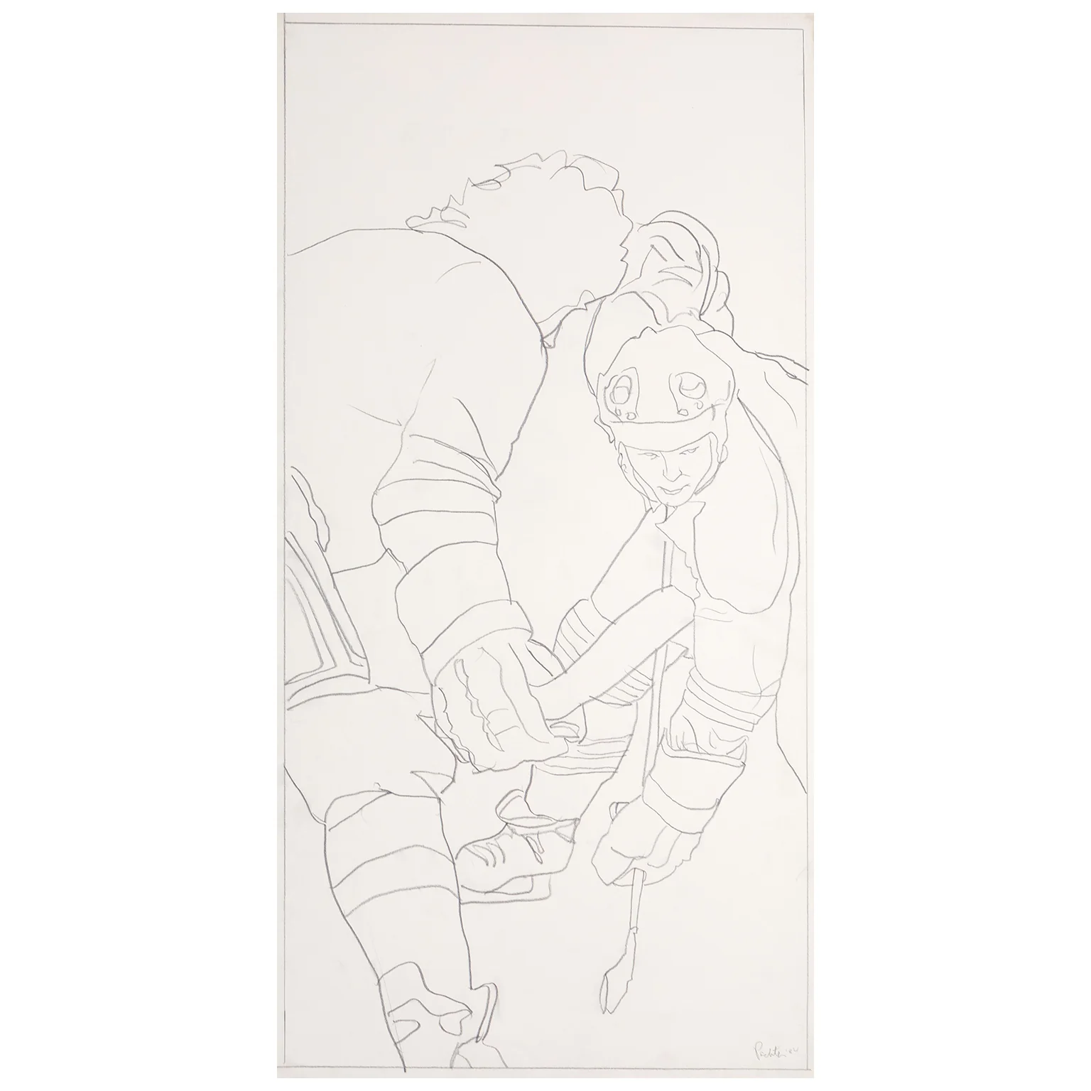 CHARLES PACHTER "FACE OFF", 1984 - Image 13