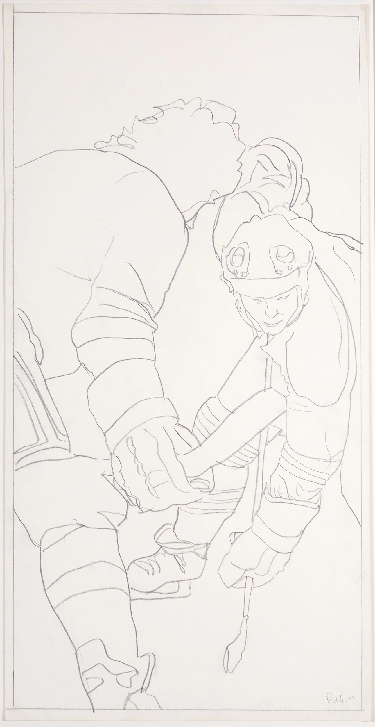 CHARLES PACHTER "FACE OFF", 1984 - Image 3
