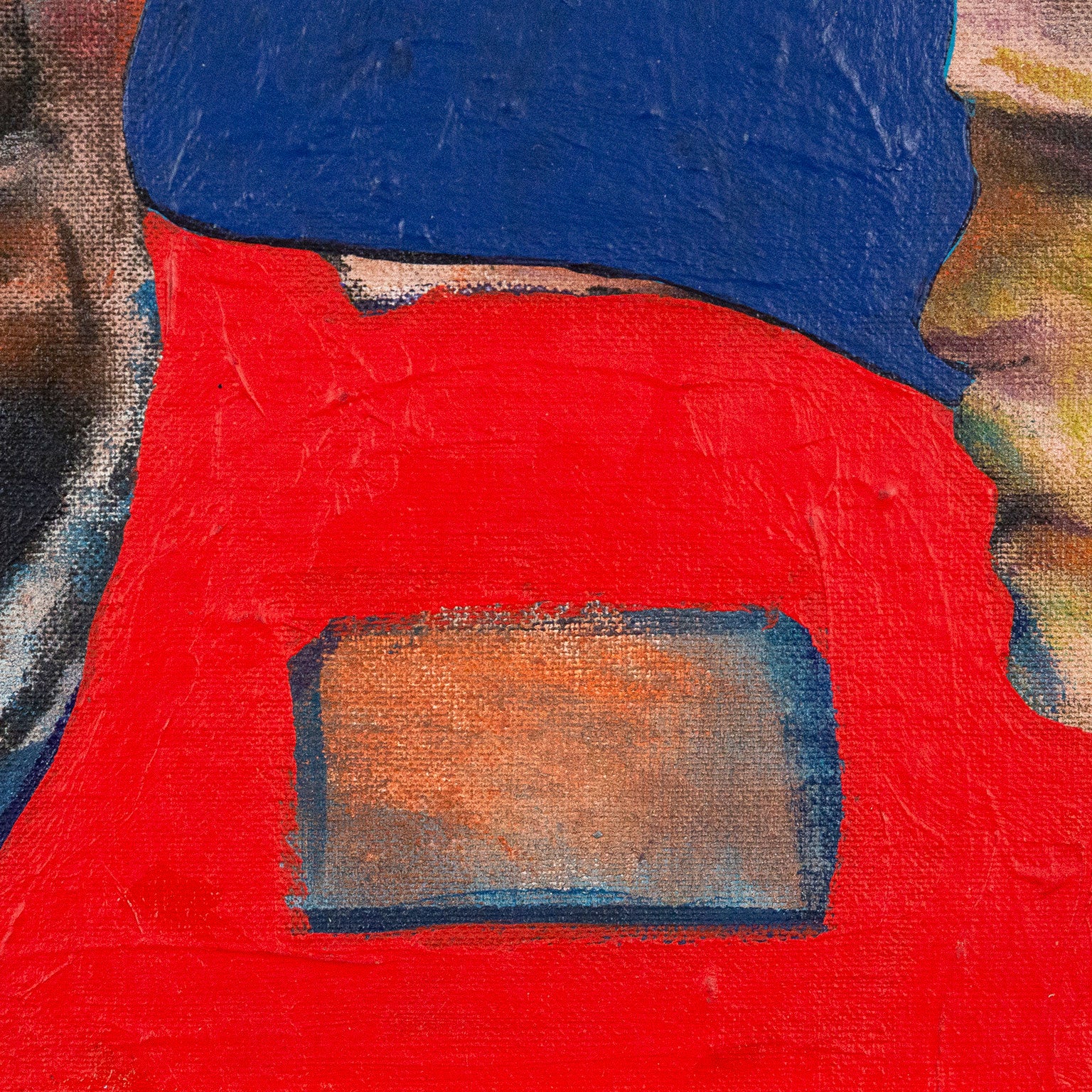 CHARLES PACHTER "HOCKEY KNIGHTS" PAINTING, 1986 - Image 10