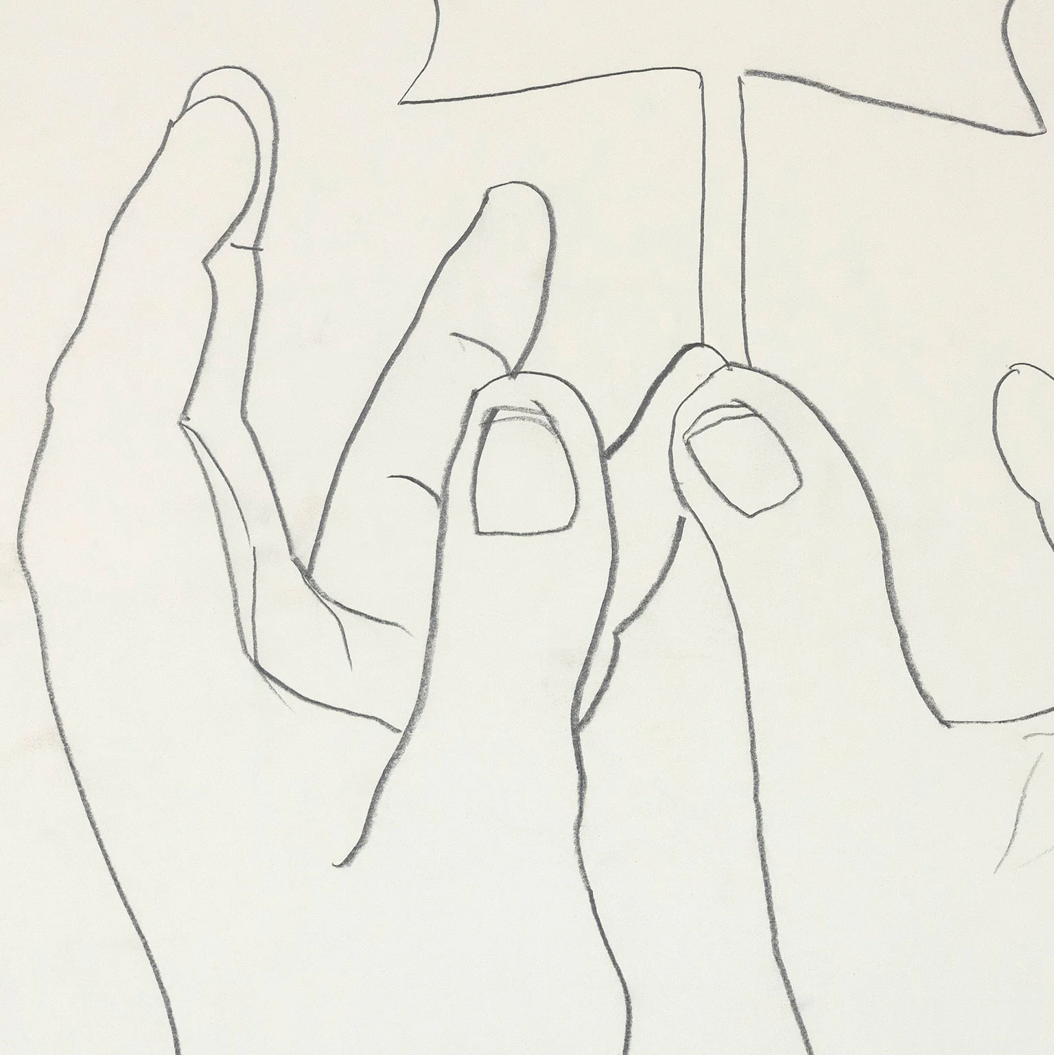 CHARLES PACHTER "LEAF" DRAWING, 1989 - Image 5