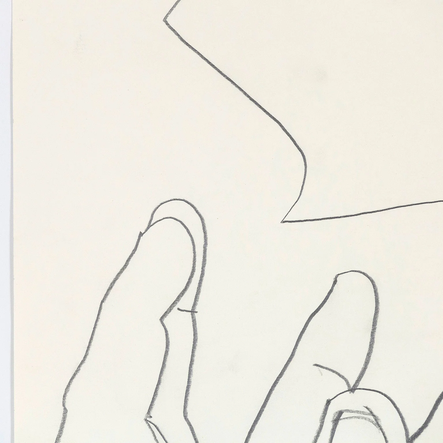 CHARLES PACHTER "LEAF" DRAWING, 1989 - Image 8