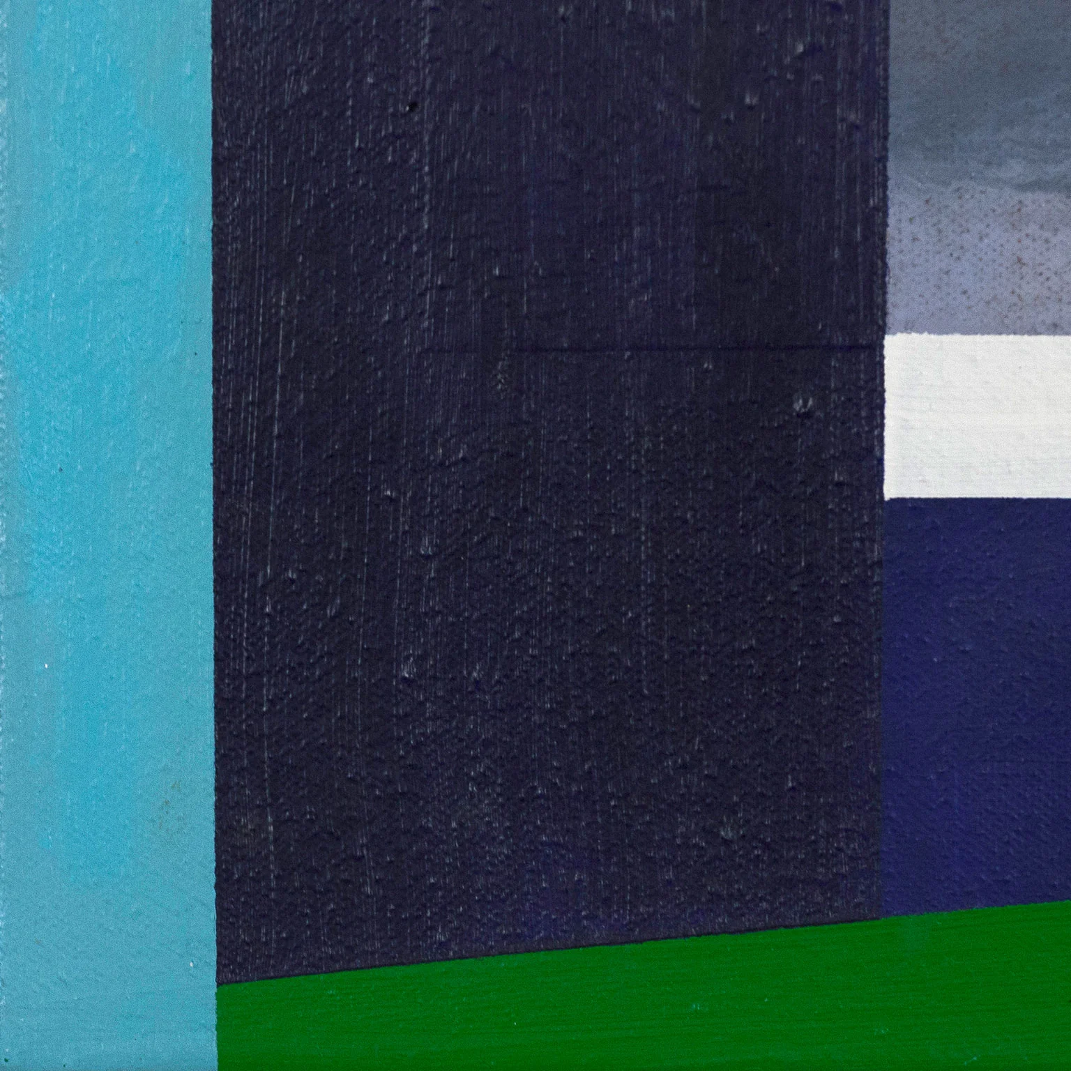 CHARLES PACHTER "MINI BLUE BARN" PAINTING, 1998 - Image 8