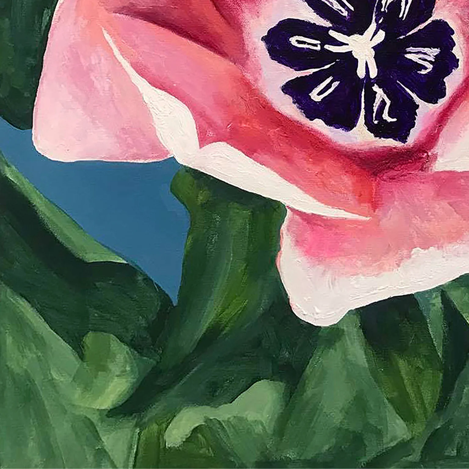 CHARLES PACHTER "MY TULIP" ACRYLIC ON CANVAS, 2021 - Image 5
