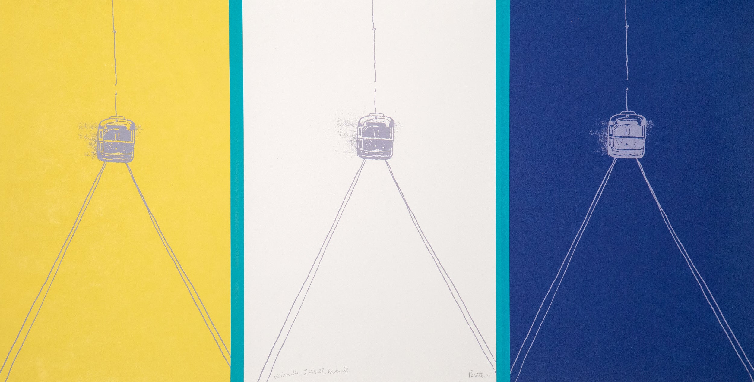 CHARLES PACHTER "NEVILLE" LITHOGRAPH, 1971 - Image 2