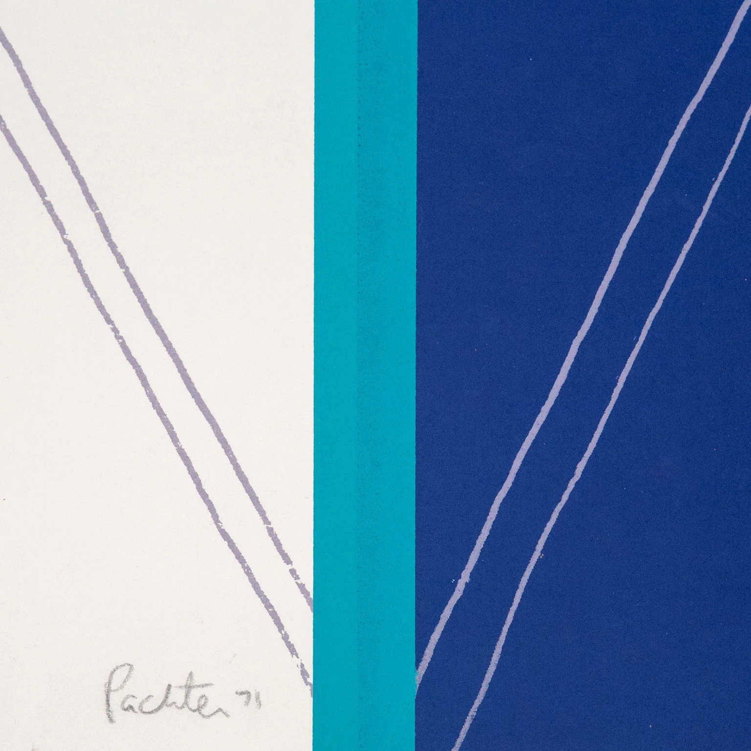 CHARLES PACHTER "NEVILLE" LITHOGRAPH, 1971 - Image 3