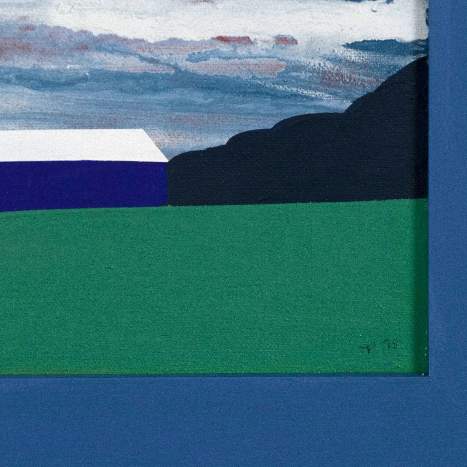 CHARLES PACHTER "ORO BARN" PAINTING, 1998 - Image 7