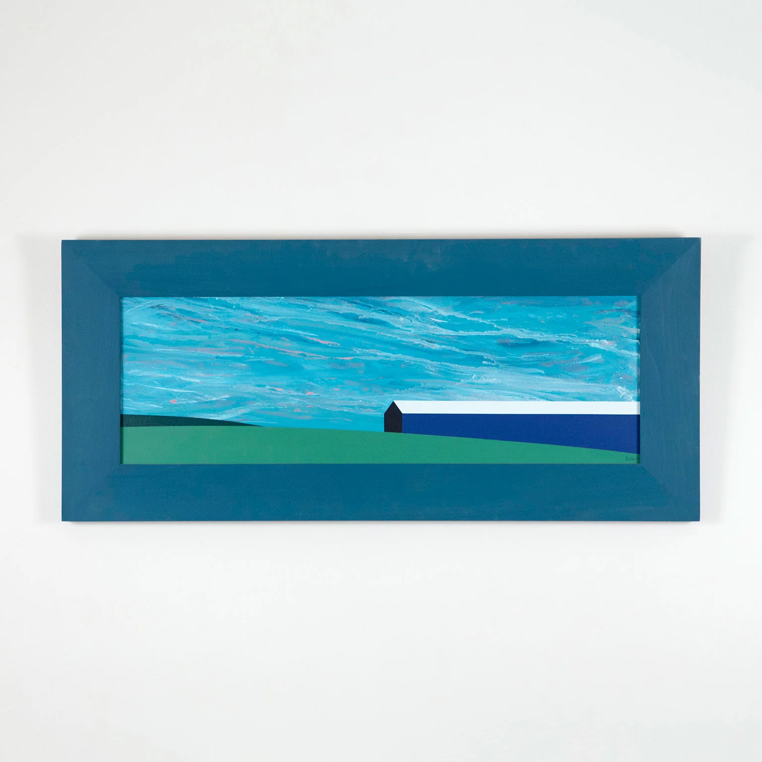 CHARLES PACHTER "HORIZON BARN" PAINTING, 2004 - Image 2