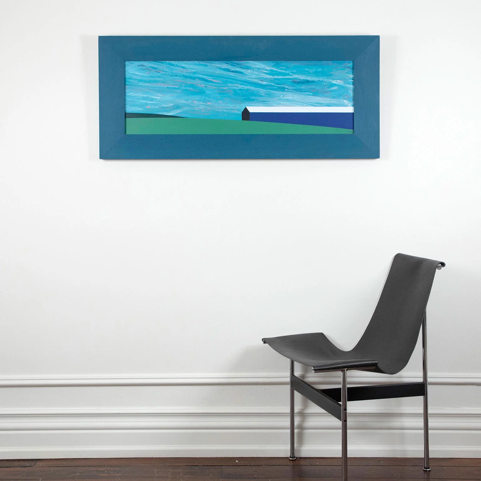 CHARLES PACHTER "HORIZON BARN" PAINTING, 2004 - Image 9