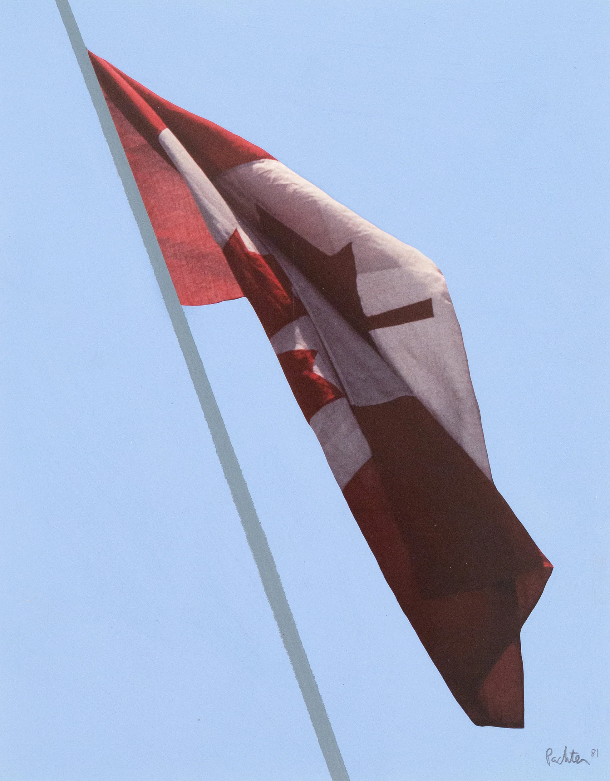 CHARLES PACHTER "PAINTED FLAG: PREPARATORY #2B" 1981 - Image 9