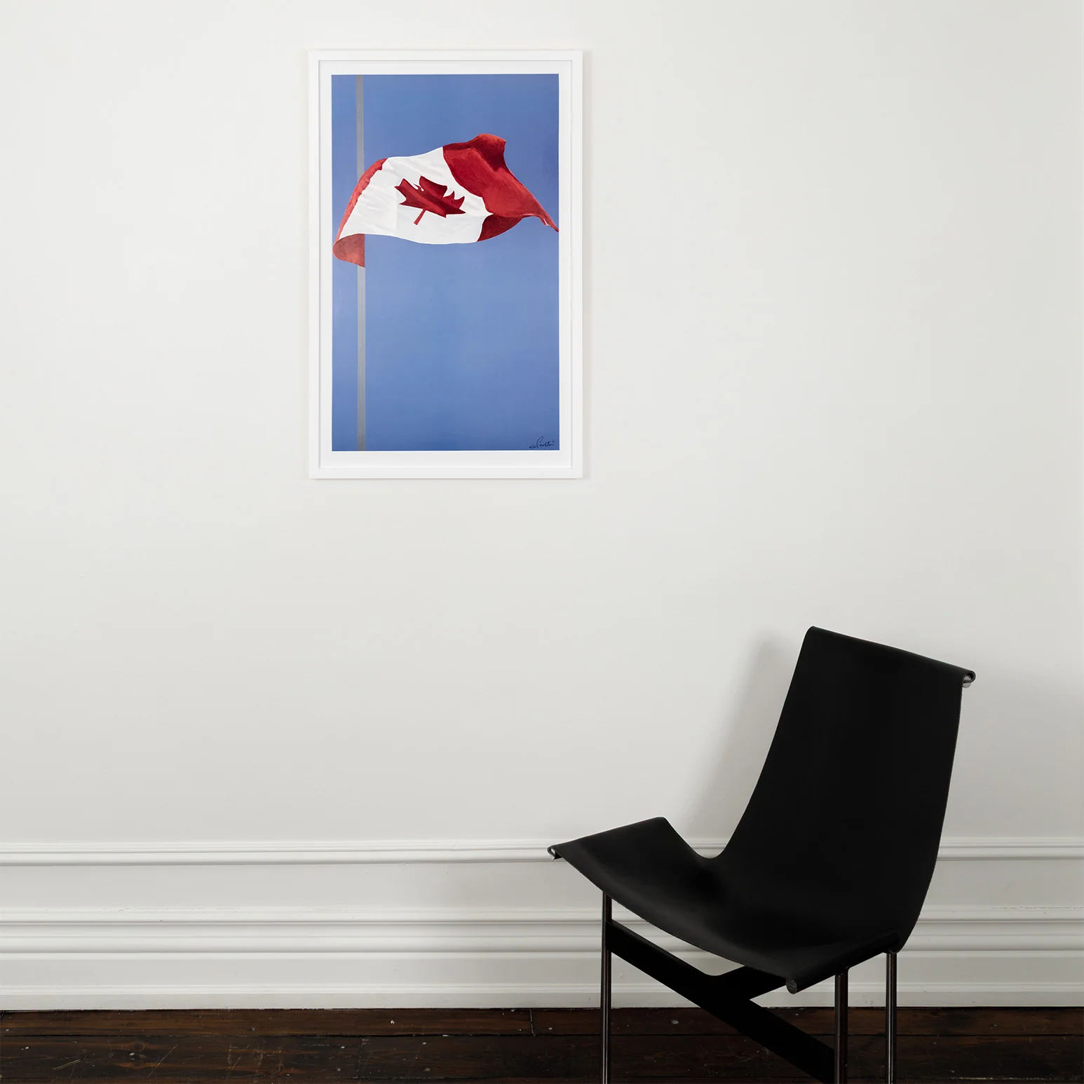 CHARLES PACHTER "PAINTED FLAG: VERTICAL BLUE" 1981 - Image 11