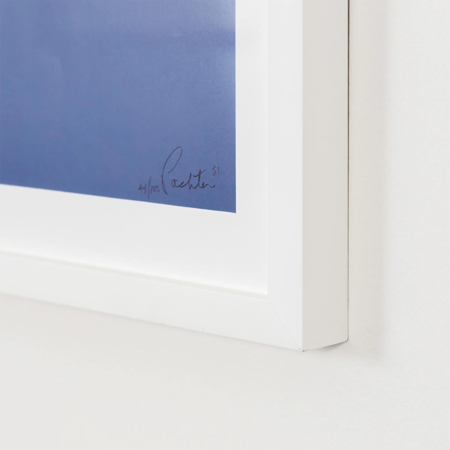 CHARLES PACHTER "PAINTED FLAG: VERTICAL BLUE" 1981 - Image 12