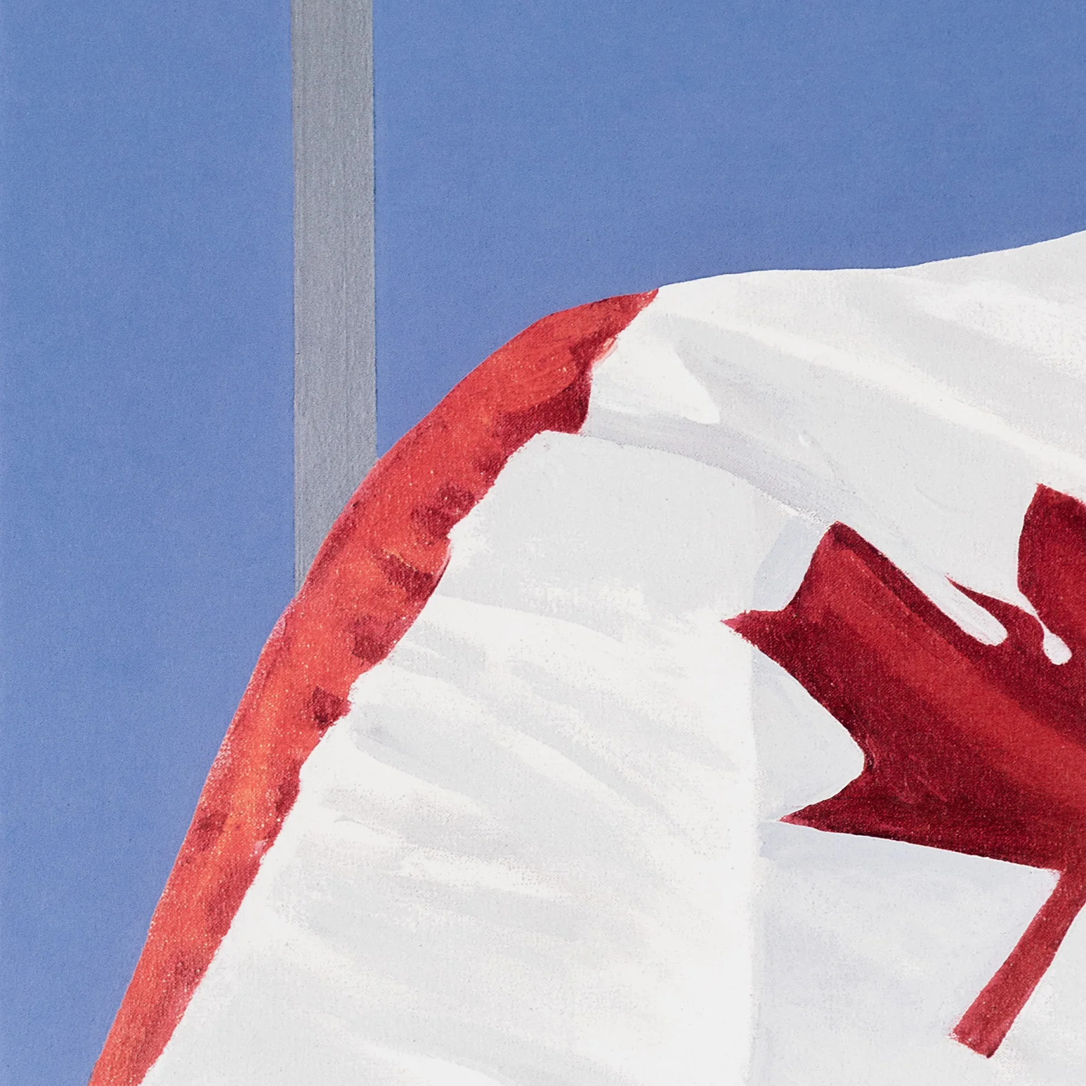 CHARLES PACHTER "PAINTED FLAG: VERTICAL BLUE" 1981 - Image 7