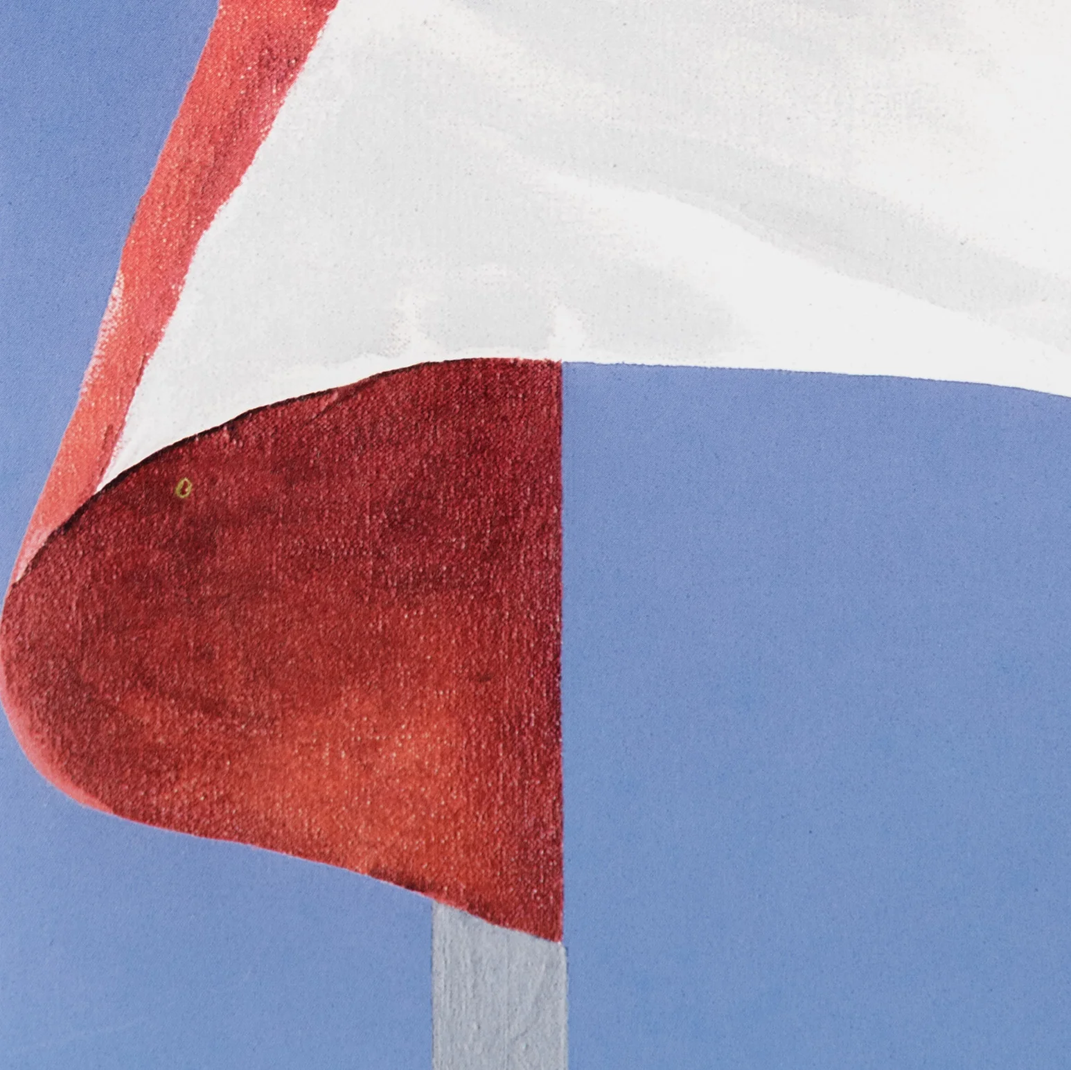 CHARLES PACHTER "PAINTED FLAG: VERTICAL BLUE" 1981 - Image 8