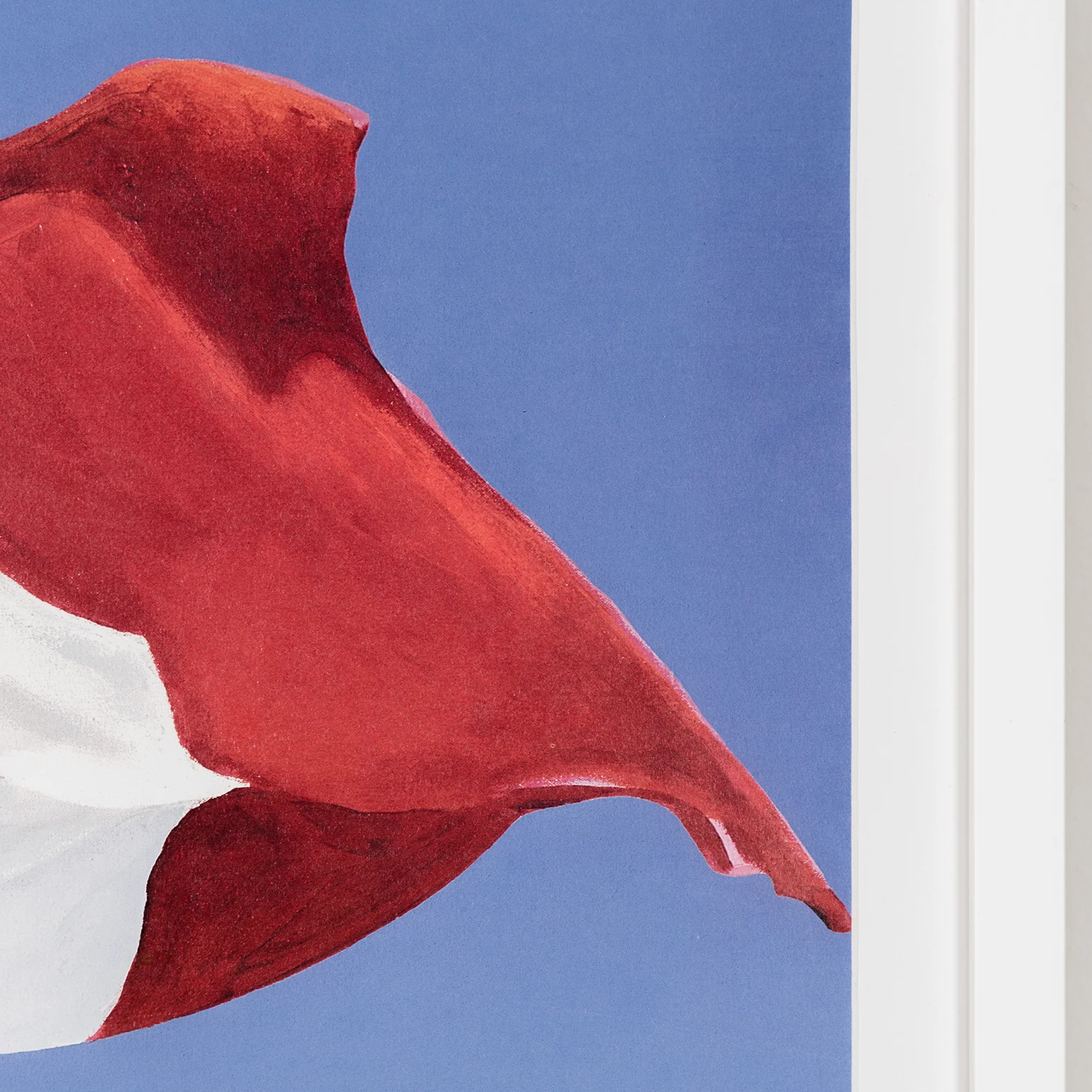 CHARLES PACHTER "PAINTED FLAG: VERTICAL BLUE" 1981 - Image 9